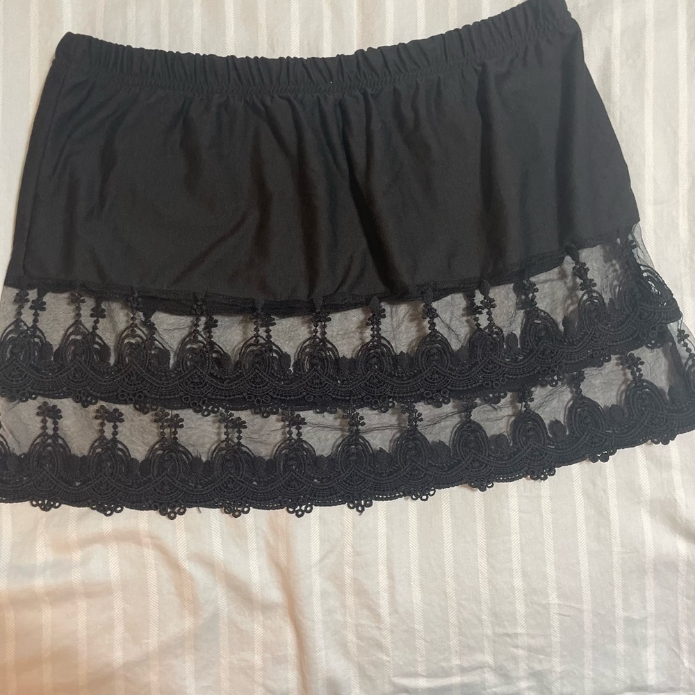 2 Black Shirt Extenders 2XL